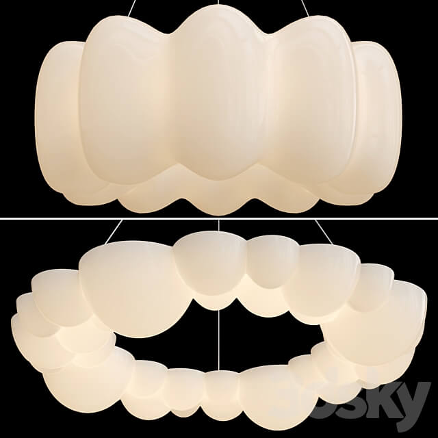 ODDLY DONUT CHANDELIER Pendant light 3D Models