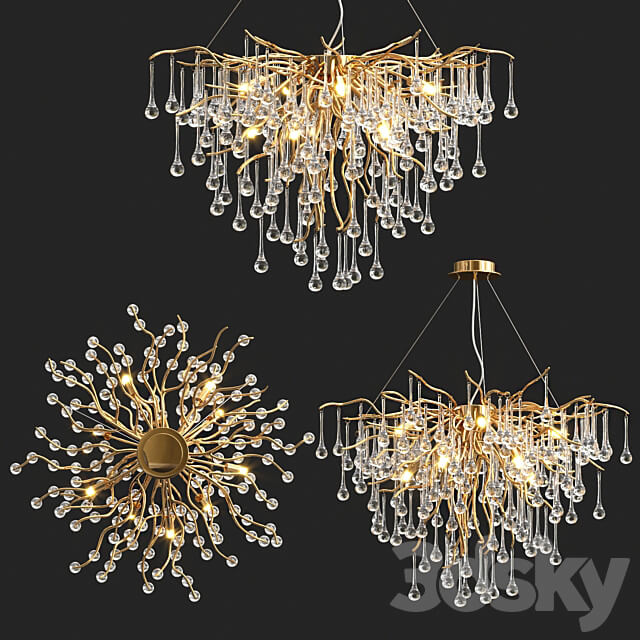 Marian chandeliers collections Pendant light 3D Models