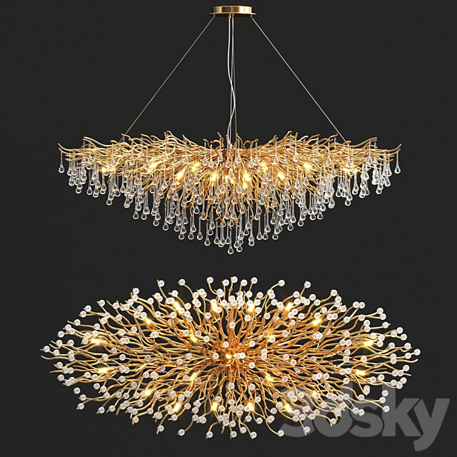 Marian chandeliers collections Pendant light 3D Models
