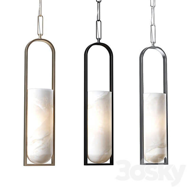 Kelly Wearstler Melange Small Elongated Pendant Pendant light 3D Models