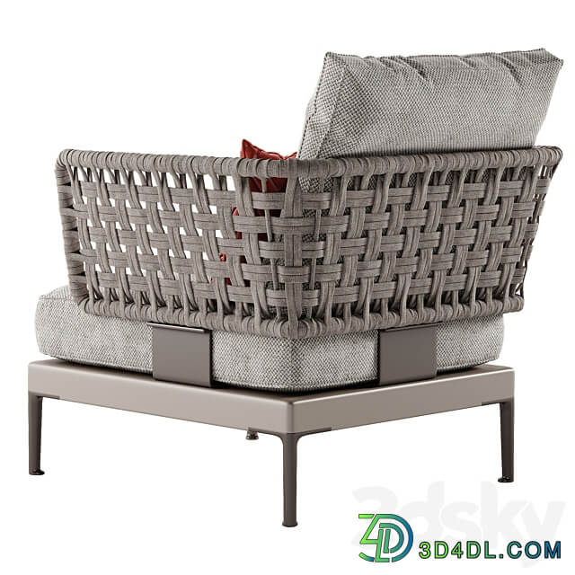 Minotti Patio armchair 3D Models