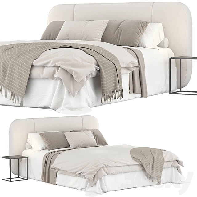Flou olivier bed Bed 3D Models