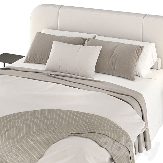 Flou olivier bed Bed 3D Models