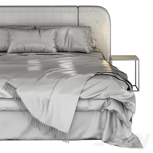 Flou olivier bed Bed 3D Models
