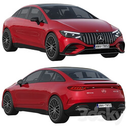 Mercedes Benz EQE 53 AMG 3D Models 