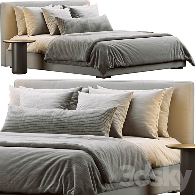 RH Modena Bed Bed 3D Models