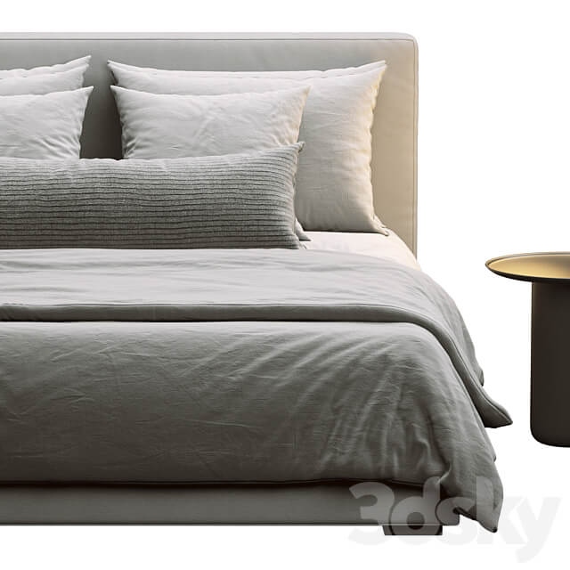 RH Modena Bed Bed 3D Models