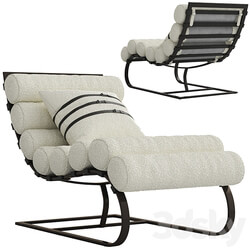 Coco Republic La Croix Chaise Arm chair 3D Models 