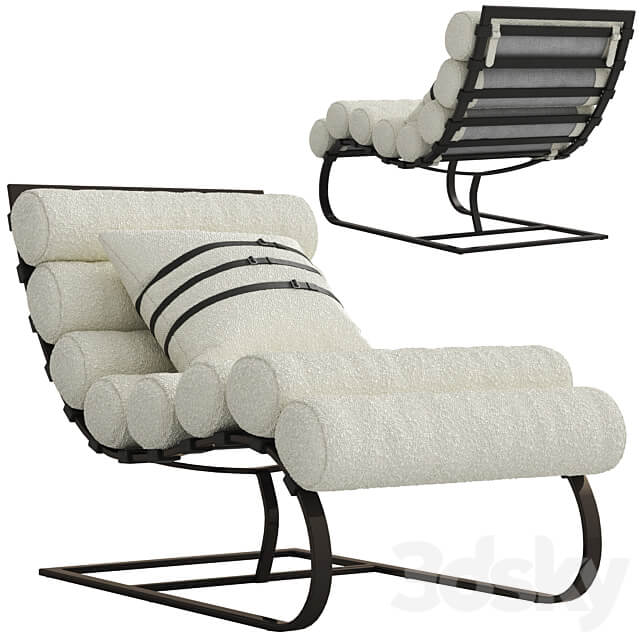 Coco Republic La Croix Chaise Arm chair 3D Models