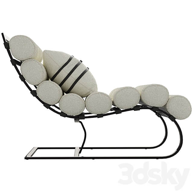 Coco Republic La Croix Chaise Arm chair 3D Models