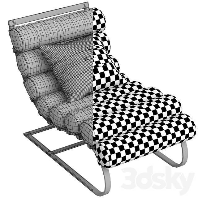 Coco Republic La Croix Chaise Arm chair 3D Models