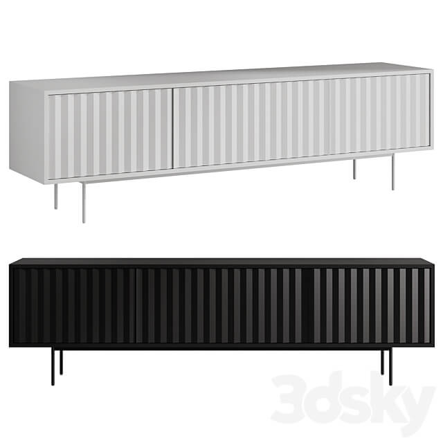 Regal Dekor Sierra Stand 180 Sideboard Chest of drawer 3D Models