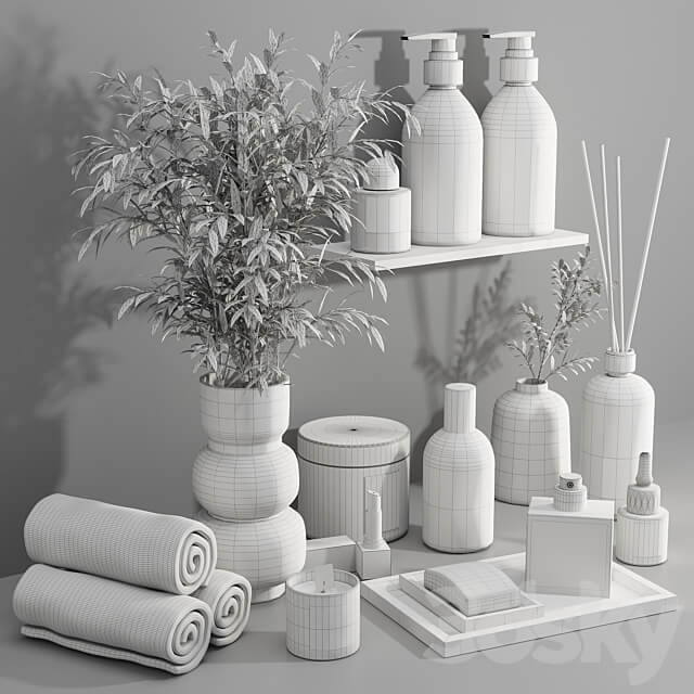 bathroom accessories07 3D Models