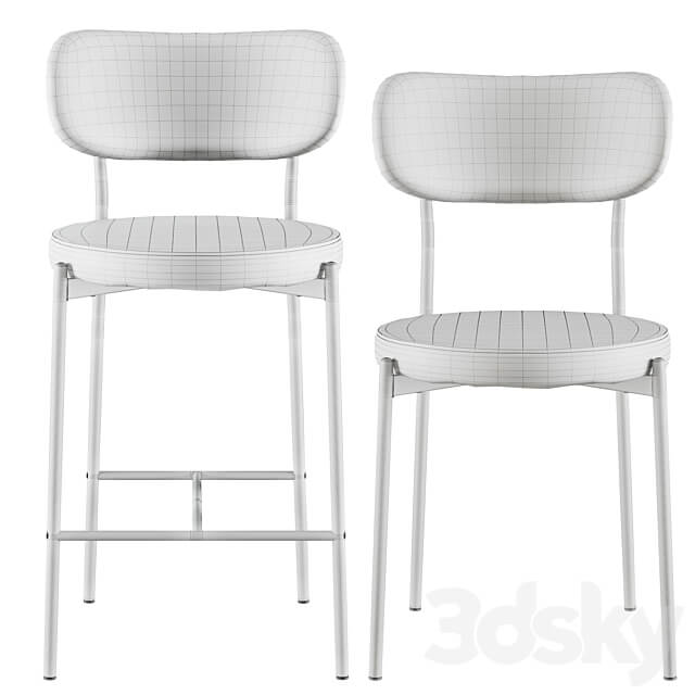 Chair Bar stool Barbara Stool Group 3D Models
