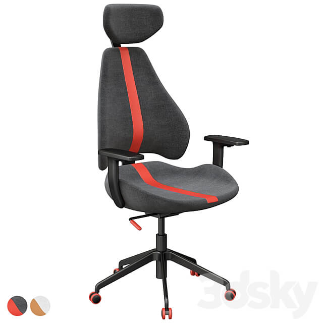 Gruppspel Gaming Chair Ikea 3D Models
