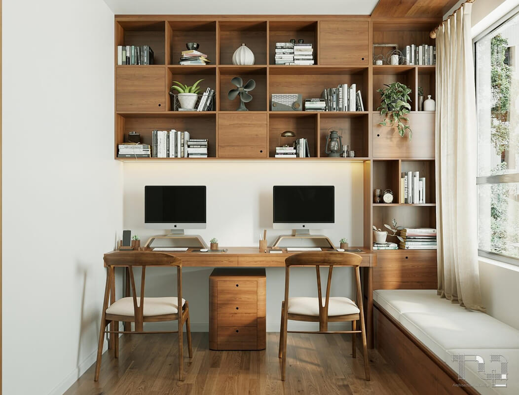 13357. Free 3D Workroom Interior Model Download By Dang Nam Quang