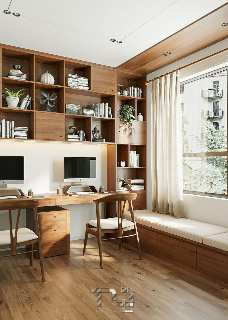 13357. Free 3D Workroom Interior Model Download By Dang Nam Quang
