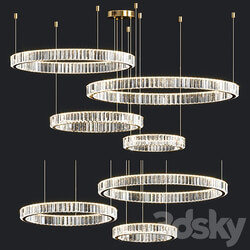 Lamparas Crystal Chandelier Collection Pendant light 3D Models 