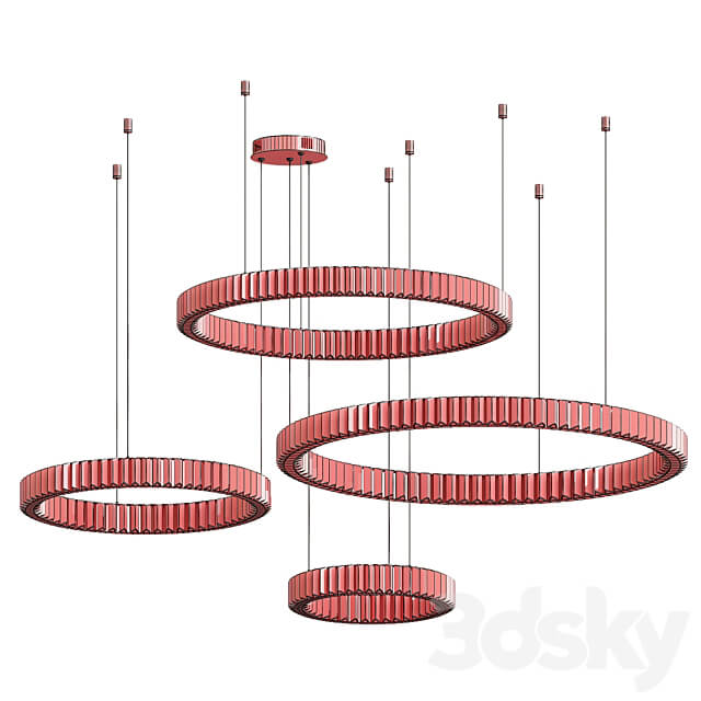 Lamparas Crystal Chandelier Collection Pendant light 3D Models