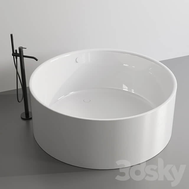Bette Bettepond Silhouette by Inbani Faucet Set 3D Models