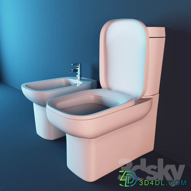 Squat toilet and bidet Jacob Delafon Replay