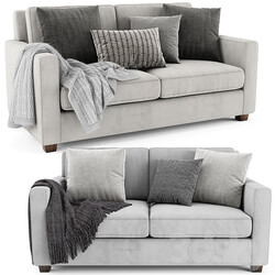 West Elm Henry 2 Seater 3D Models 