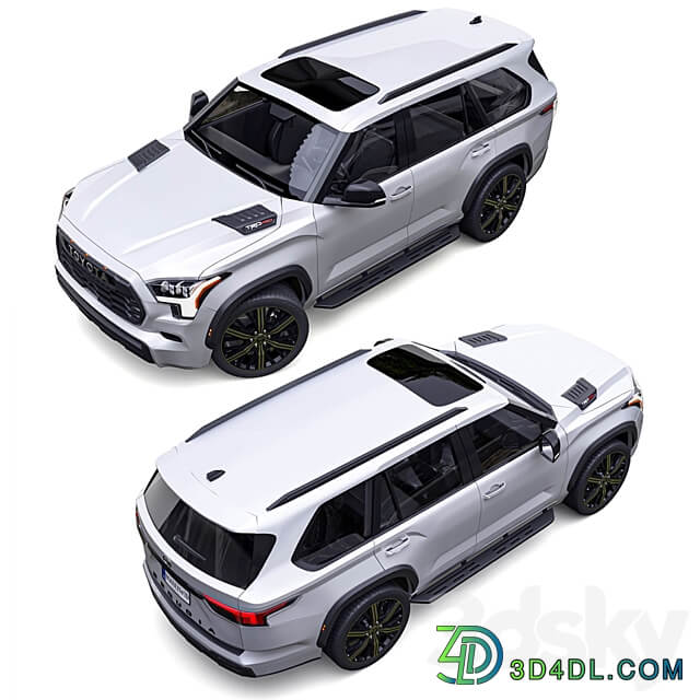 Toyota Sequoia 2023 3D Models