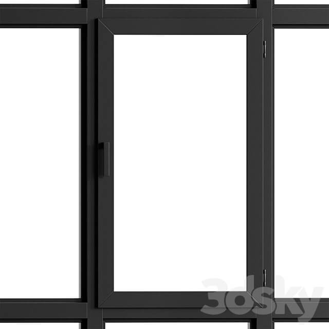 Stained glass windows panoramic windows 07 3D Models