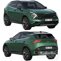 Kia Sportage GT Line 2022 3D Models 