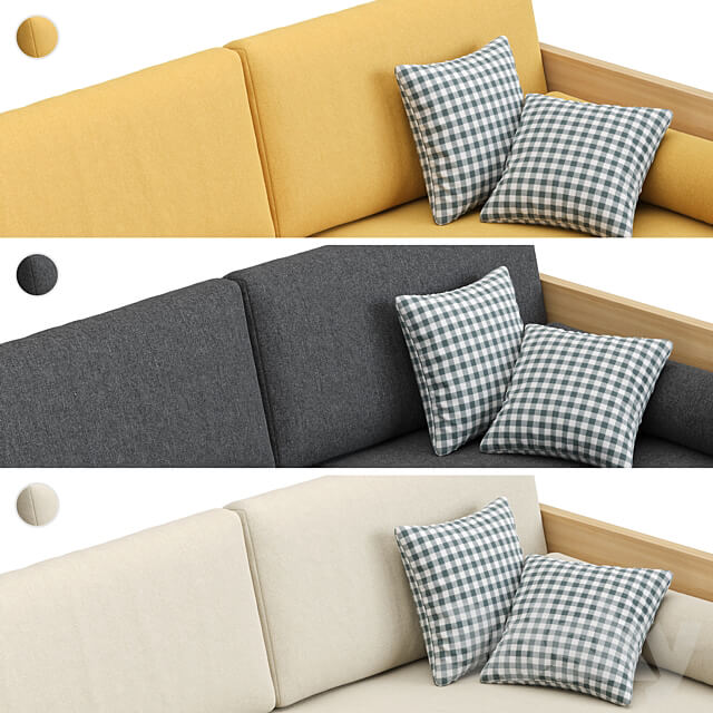 Sofa Dwalin from ARSKO 3D Models