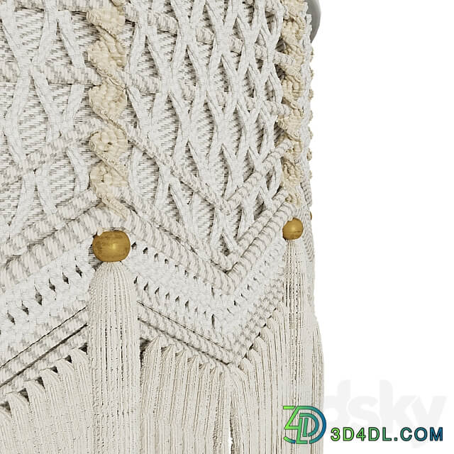 boho lampshade Pendant light 3D Models
