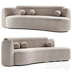 Wave sofa by Daniel Boddam 3D Models 