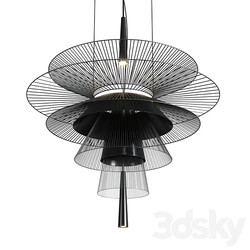GRAVITY Chandelier by Forestier pendant lamp Pendant light 3D Models 