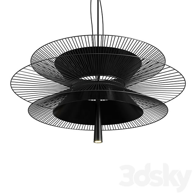 GRAVITY Chandelier by Forestier pendant lamp Pendant light 3D Models