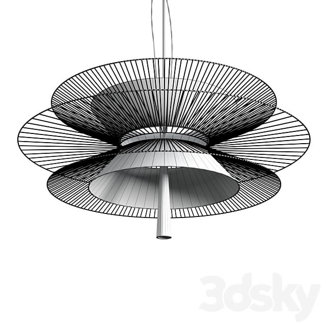 GRAVITY Chandelier by Forestier pendant lamp Pendant light 3D Models
