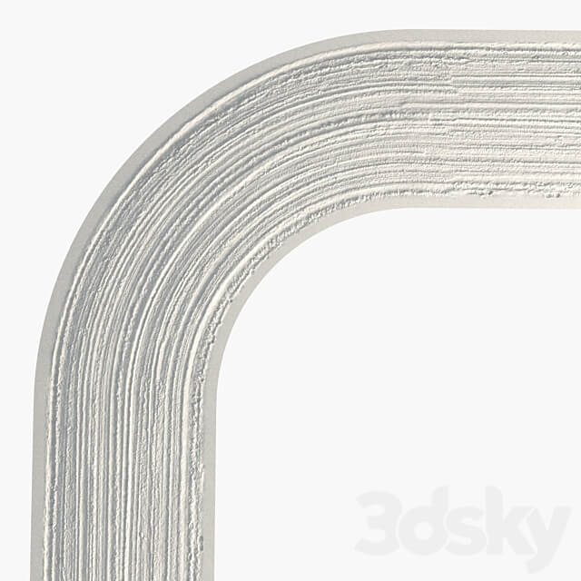 Sandy single lane road 03 16 meters 3D Models