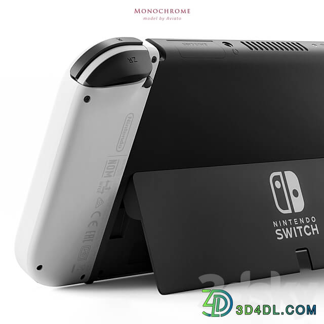 monochrome PC other electronics 3D Models