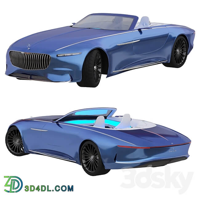 Mercedes Maybach Vision 6 2018 3D Models