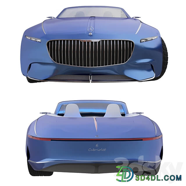 Mercedes Maybach Vision 6 2018 3D Models