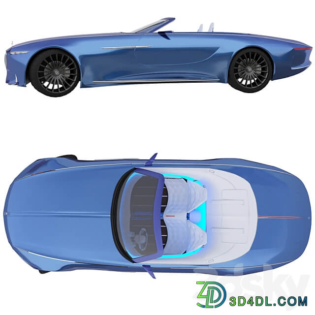 Mercedes Maybach Vision 6 2018 3D Models