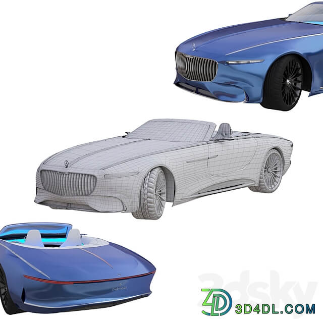 Mercedes Maybach Vision 6 2018 3D Models