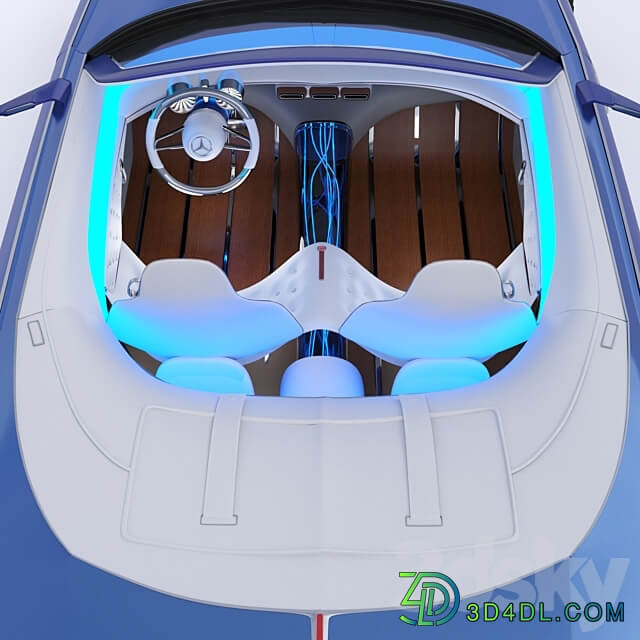 Mercedes Maybach Vision 6 2018 3D Models