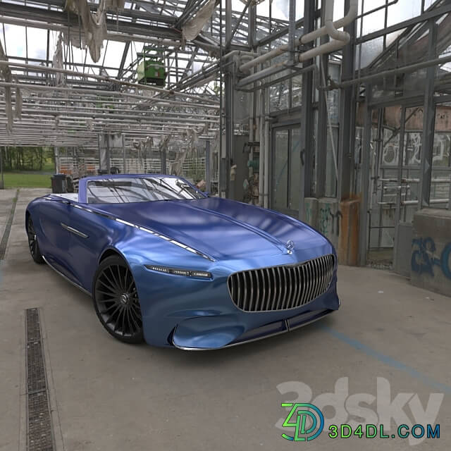 Mercedes Maybach Vision 6 2018 3D Models