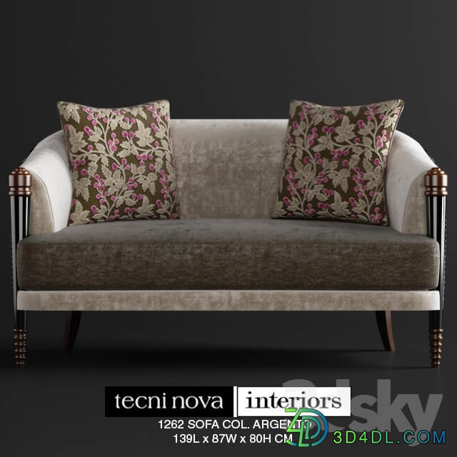 TECNINOVA 1262 SOFA COL. ARGENTO