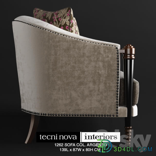 TECNINOVA 1262 SOFA COL. ARGENTO