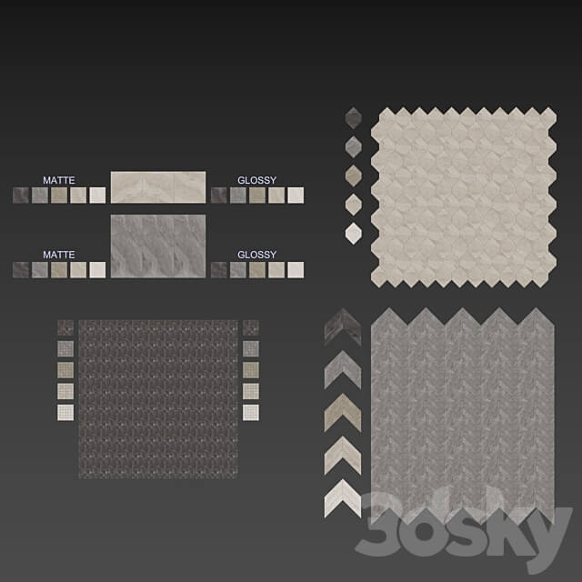 Sant Agostino SHADESTONE Decor 3D Models