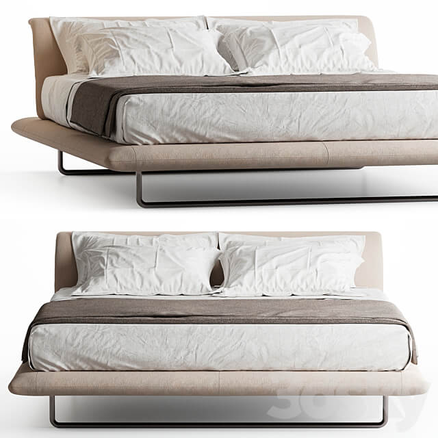 B B Italia Siena Bed Bed 3D Models
