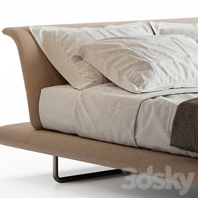 B B Italia Siena Bed Bed 3D Models