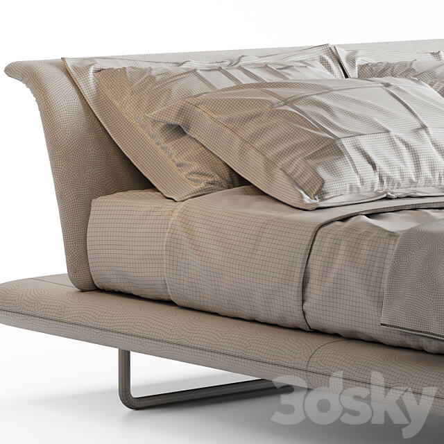 B B Italia Siena Bed Bed 3D Models