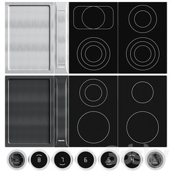Bora Proffesional Kitchen Appliances 3.0 Cooker set 3D Models 